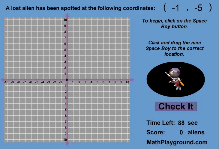 Space Boy To The Rescue