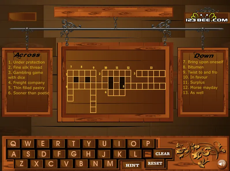 Crossword Game Play - 99
