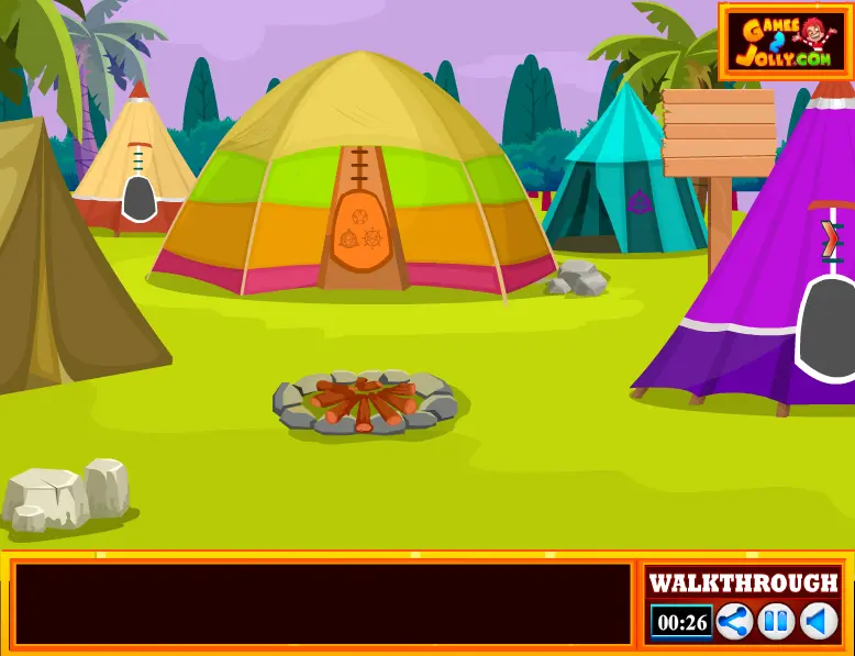 Holiday Tent House Escape