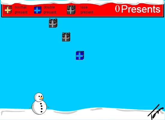 Snowman Present Catcher