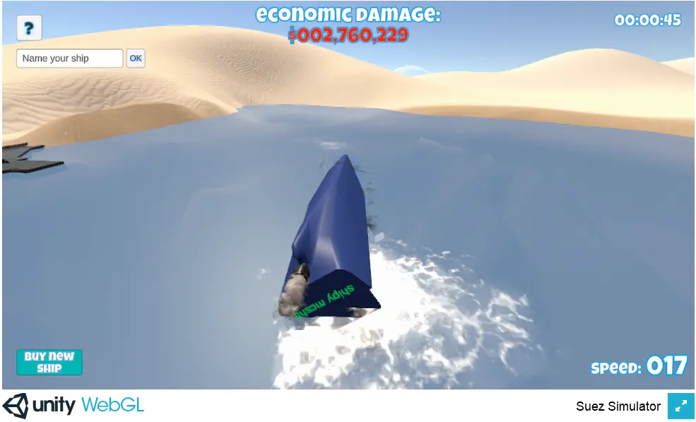 Totally Accurate Suez Canal Training Simulator