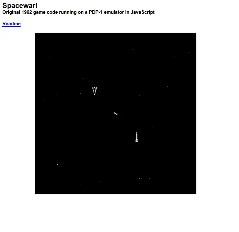 PDP-1 Spacewar