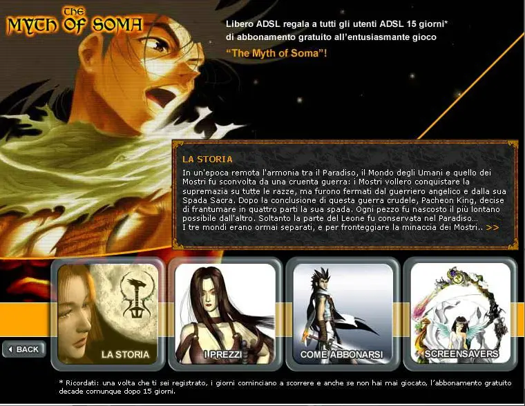 The Myth of Soma Libero Microsite