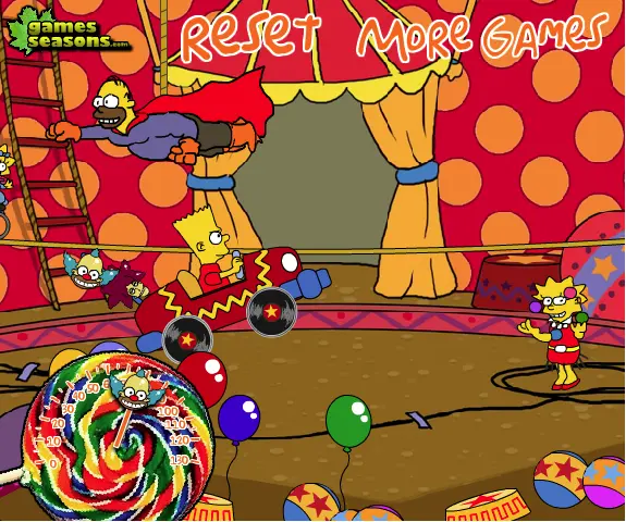 The Simpsons Krusty Circus Car Ride