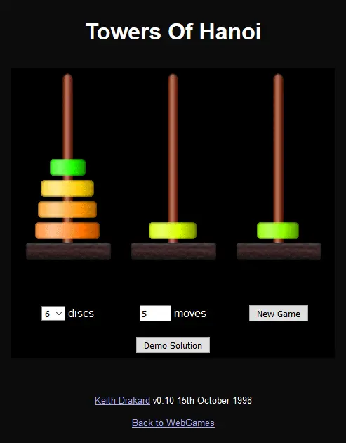 Towers Of Hanoi
