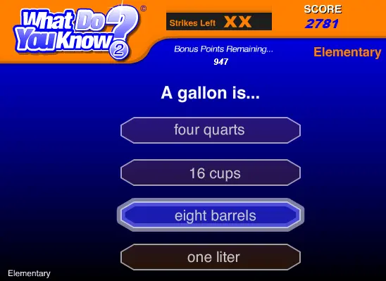 What Do You Know? 2