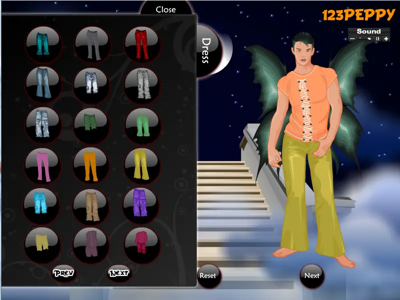 Male Fairy Dress Up Game
