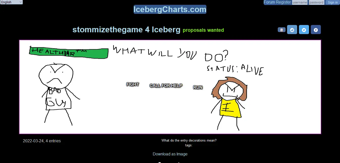 Stommize the game Iceberg