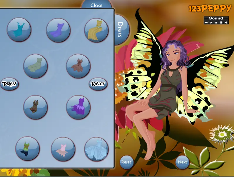 Spring Fairy Dress Up Game