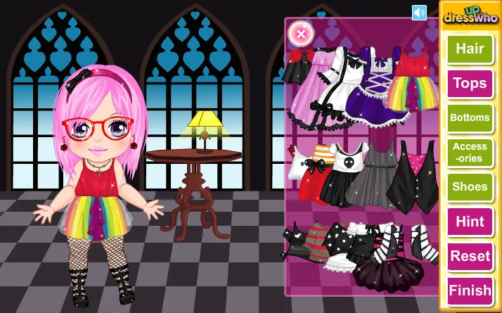 Emo Baby Dress Up Game