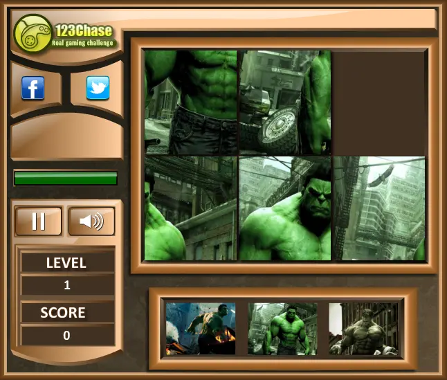 Hulk Sliding Puzzle