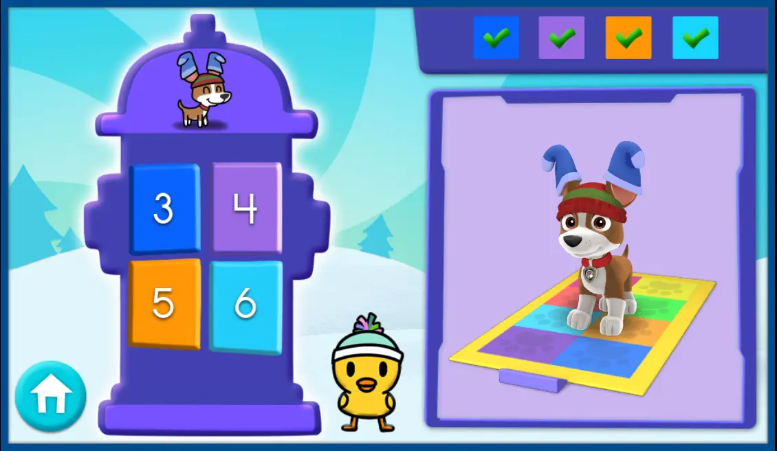 PAW Patrol: Snow Day Math Moves