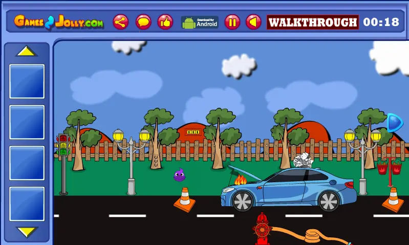 Recover a Burning Car on Fire