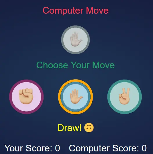 Rock Paper Scissors