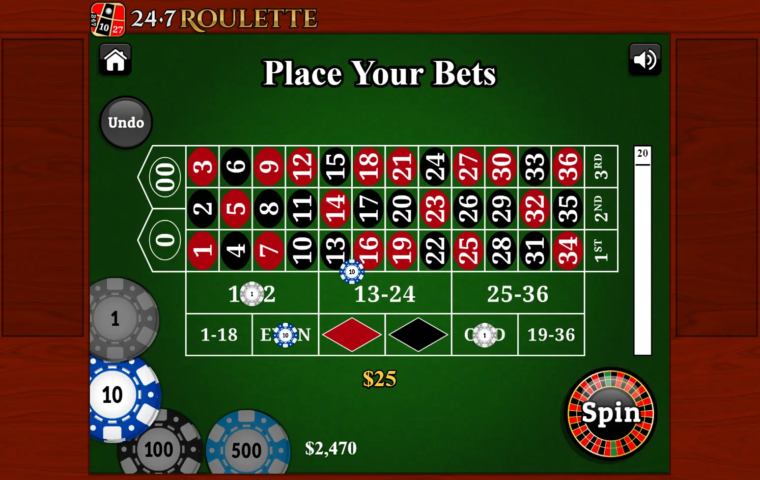 247 Roulette