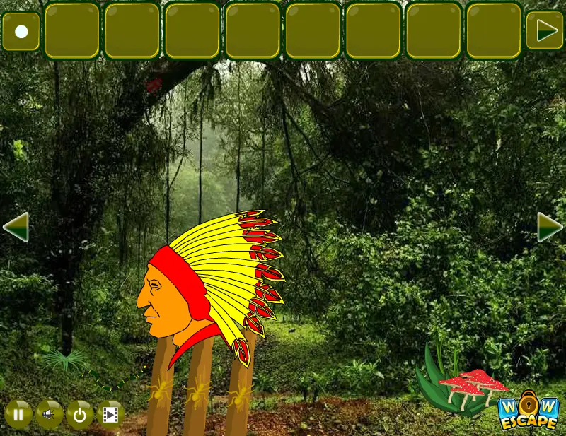 Red Indian Forest Escape