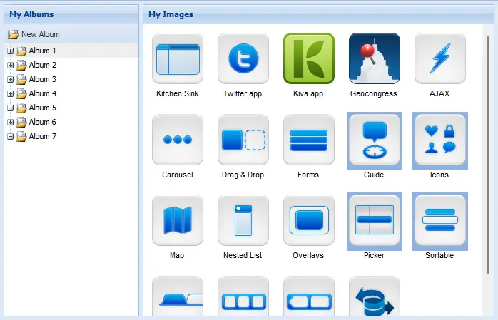 Organizing Images into Albums