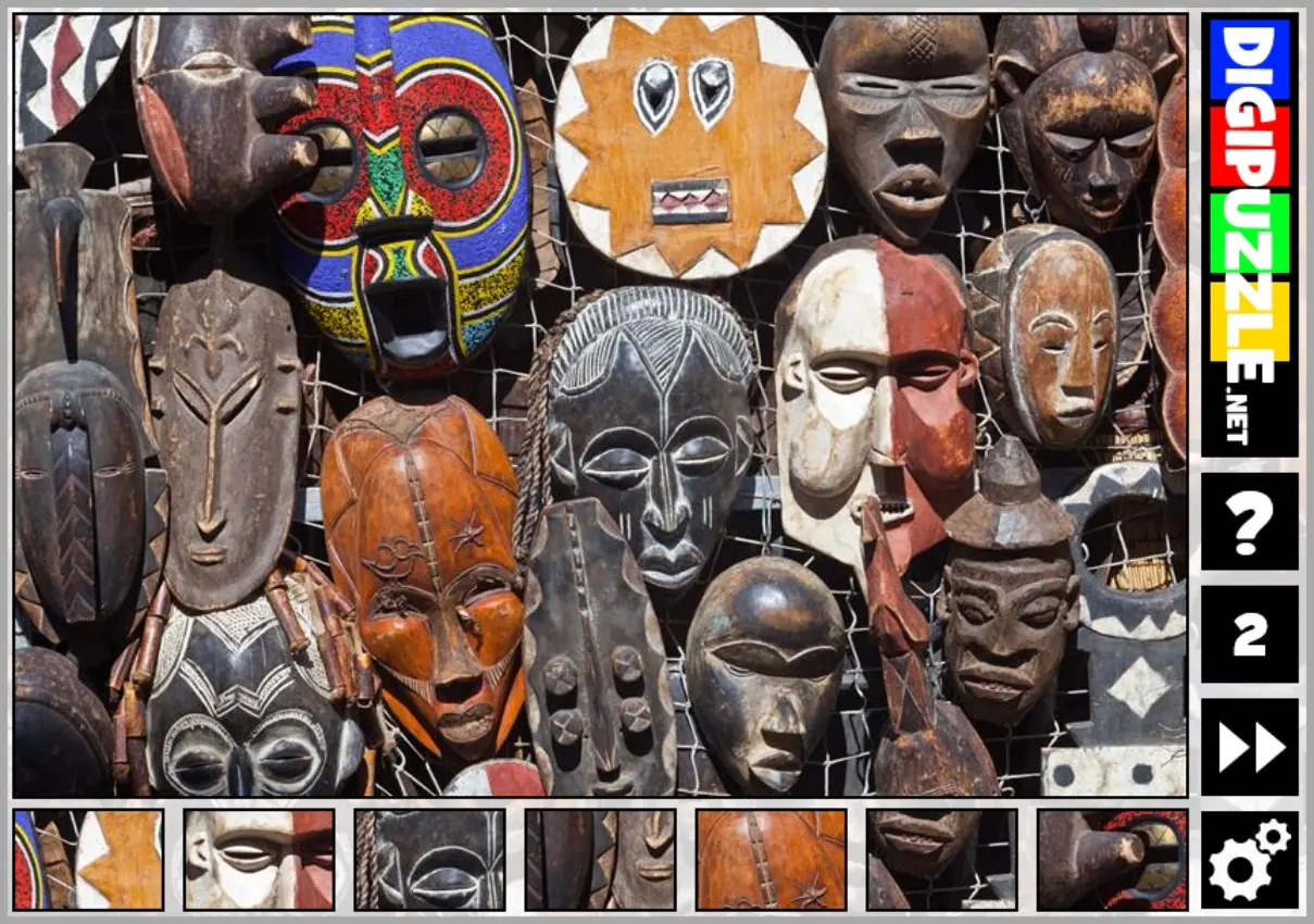 Mask Search Puzzle