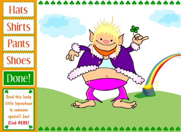 Dress Your Leprechaun