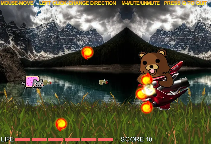 nyan cat my hero 2