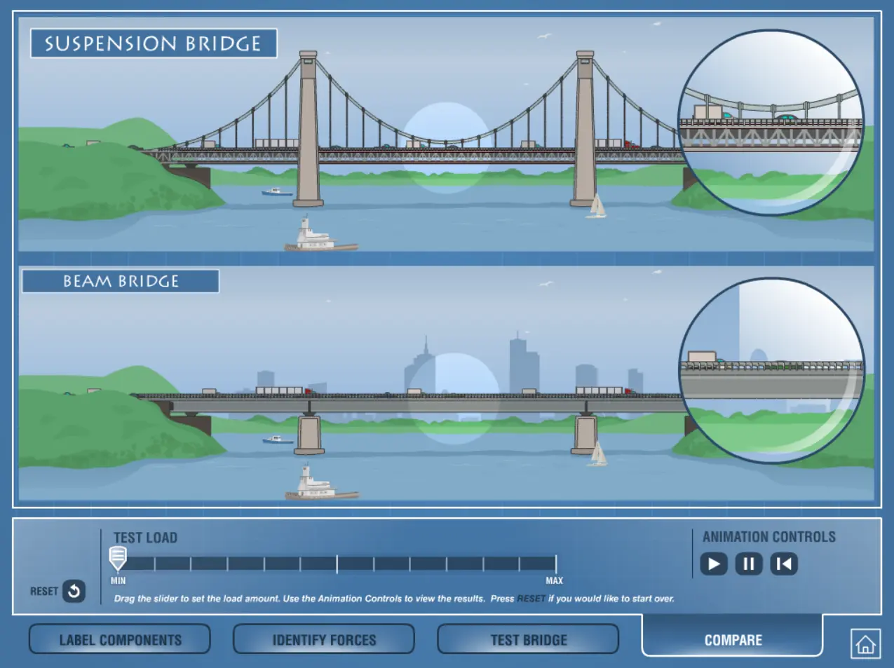 Salvadori Center Bridges Interactive Demonstration