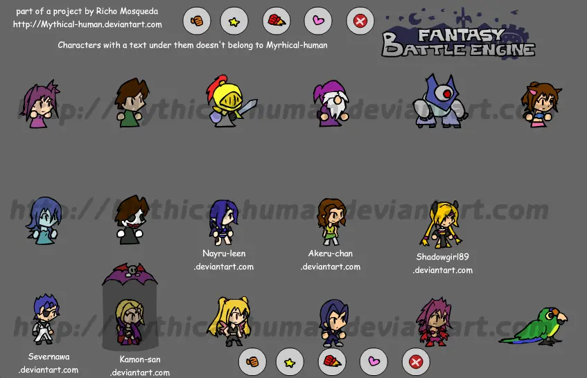 FBE all playable cast