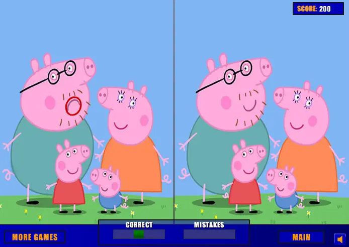 Peppa Pig Differences
