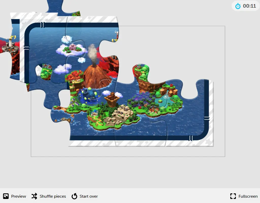 Super Mario RPG online jigsaw puzzle