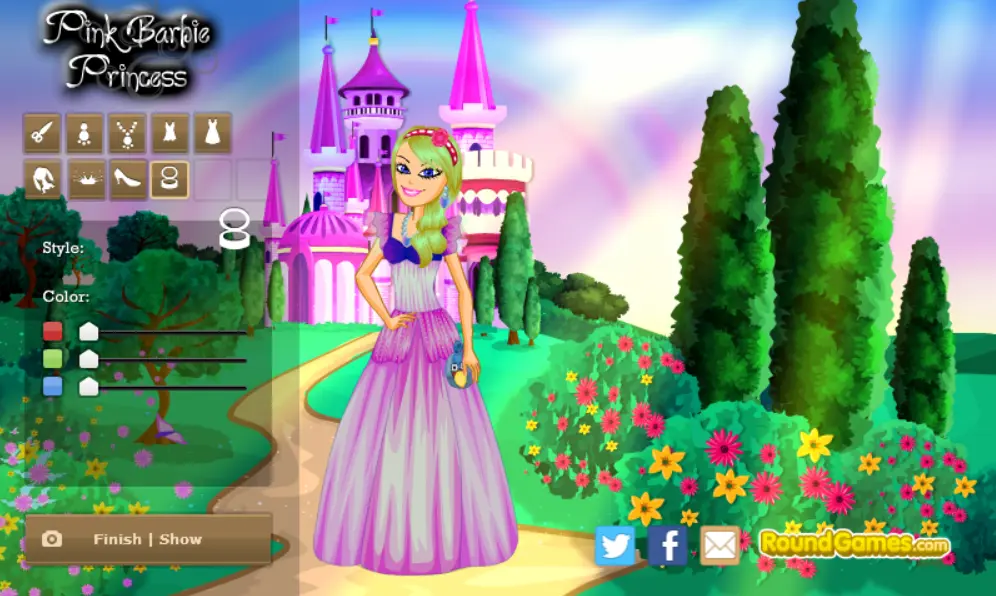 Pink Barbie Princess