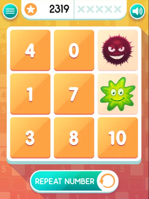 NUMBER BINGO