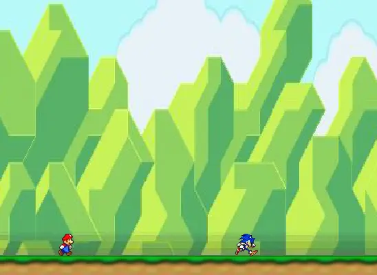 mario and sonic vs shadow
