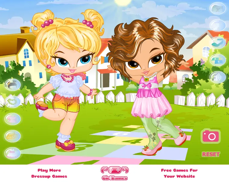 Caren and Hannah Hopscotch