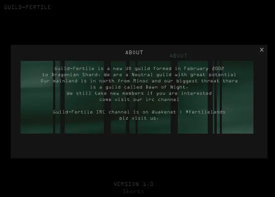 Guild-Fertile Microsite