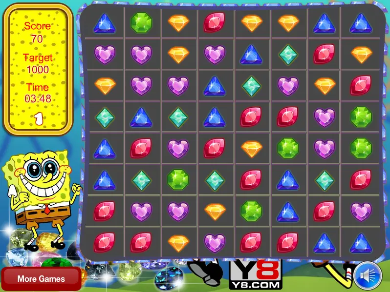 SpongeBob Jewel Match