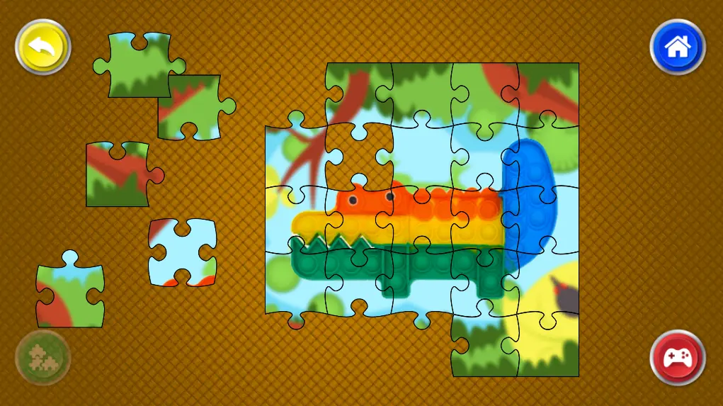 Wild Animals Pop It Jigsaw