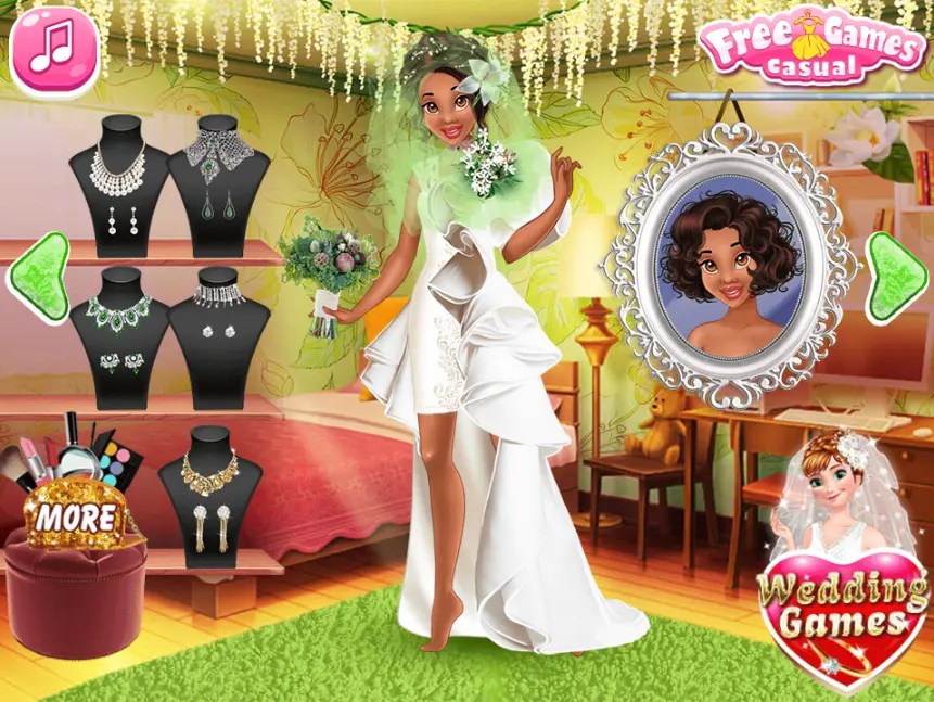 Princess Spring Green Wedding