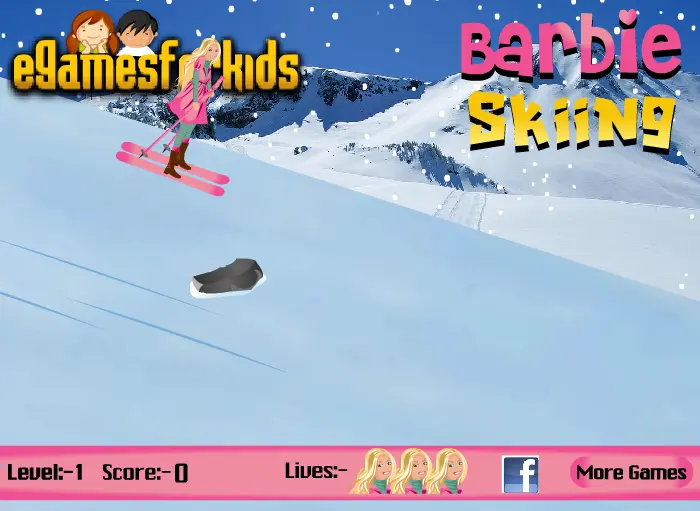 Barbie Skiing