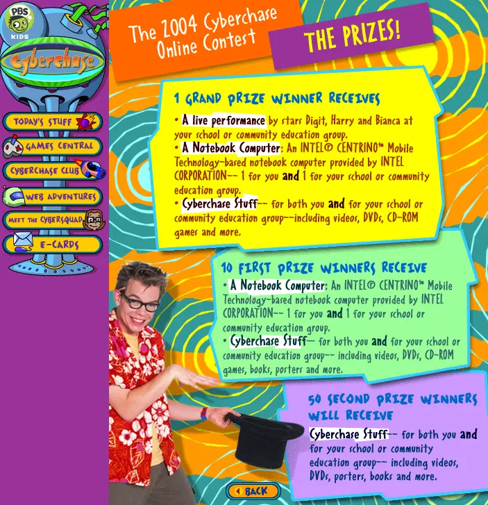 The 2004 Cyberchase Online Contest