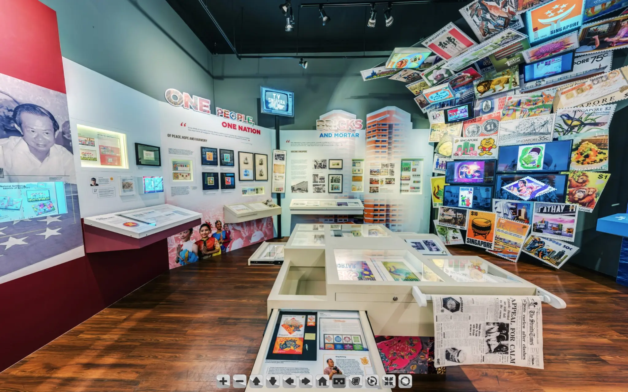 The Singapore Journey: 50 Years Through Stamps - Gallery 1