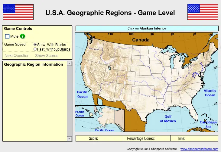 Geography of the U.S. - Landscapes