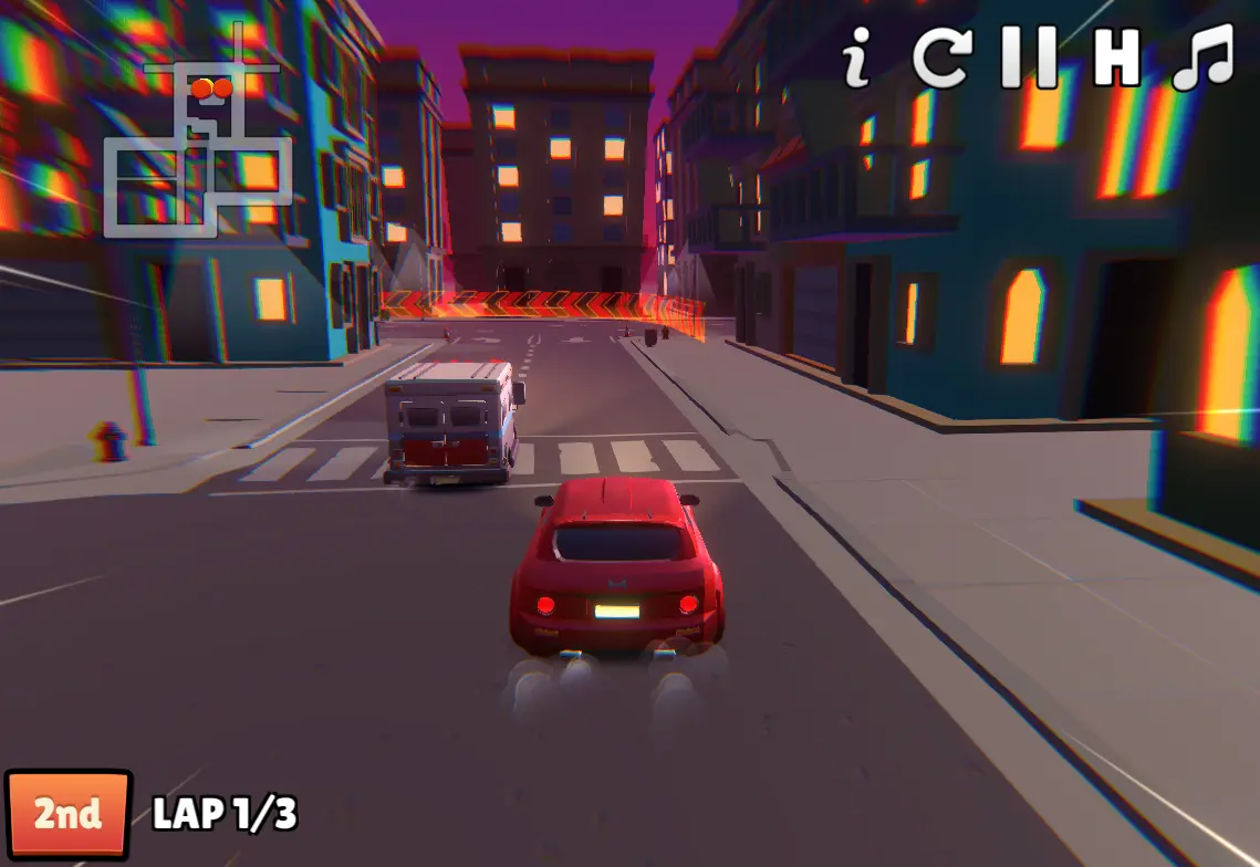 2 Player Police Racing