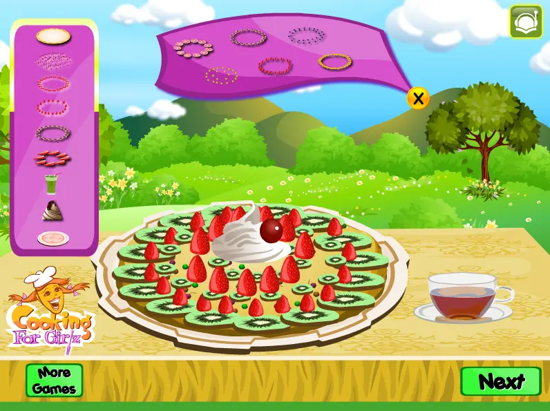 Fruit Pizza Deco