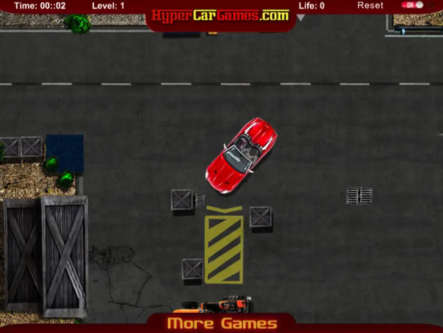 Red Cabrio Parking