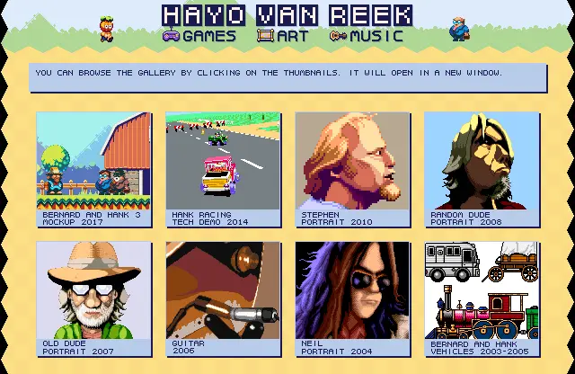 Hayo van Reek Website