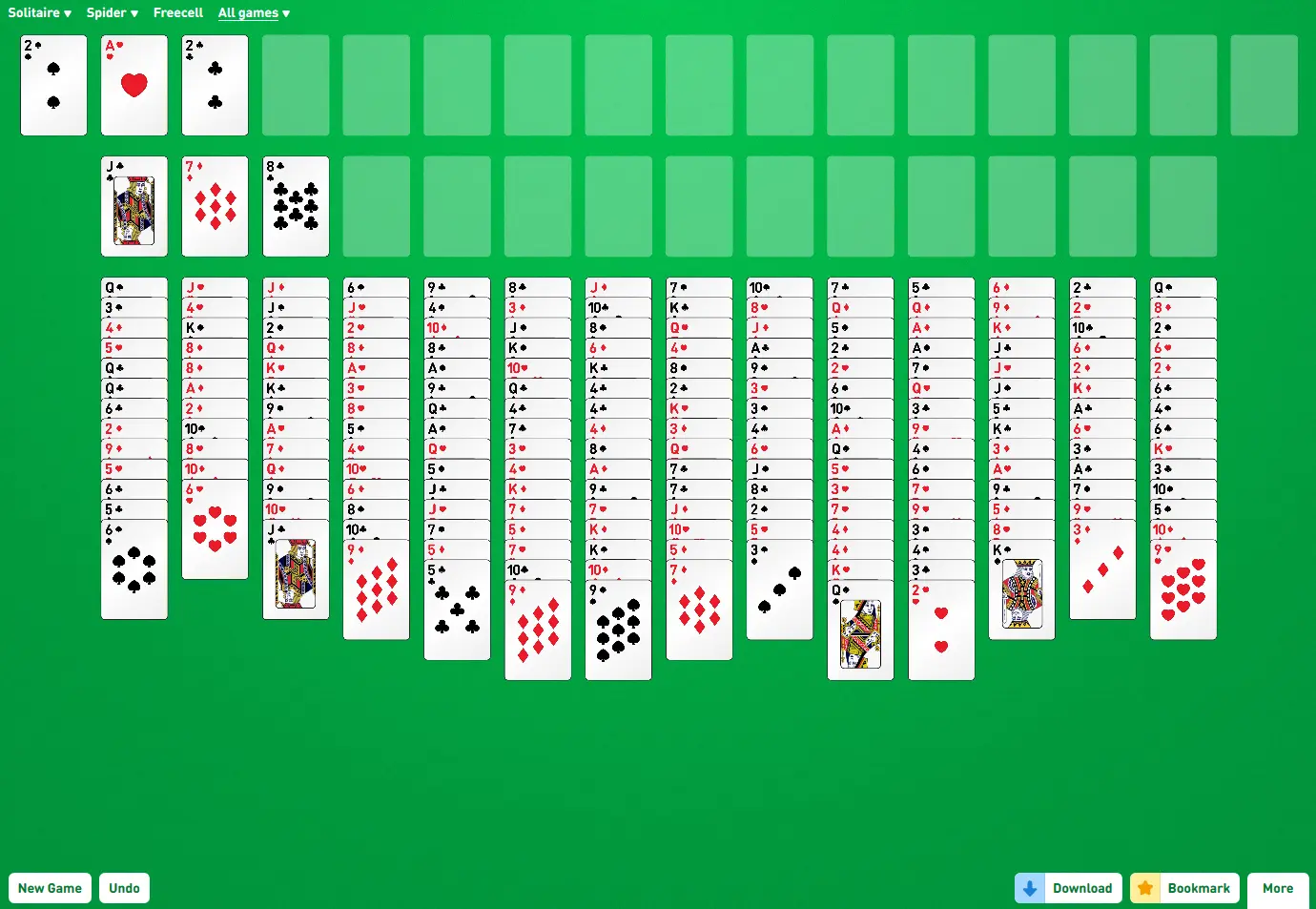 FreeCell Four Deck