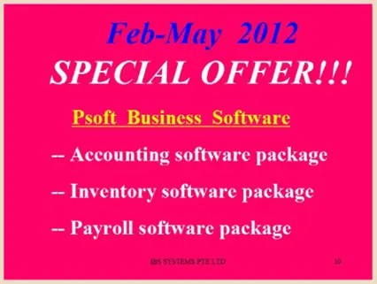 Psoft Accounting Software Slideshow Banner