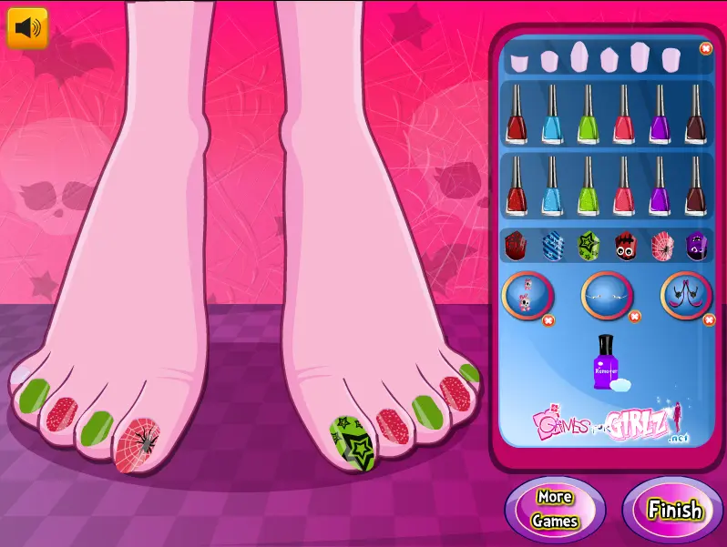 Monster High Pedicure