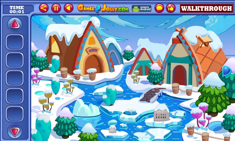 Boy Escape From Snow