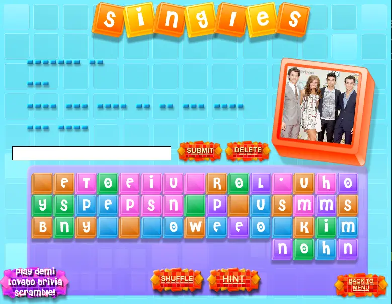 Jonas Brothers Trivia Scramble