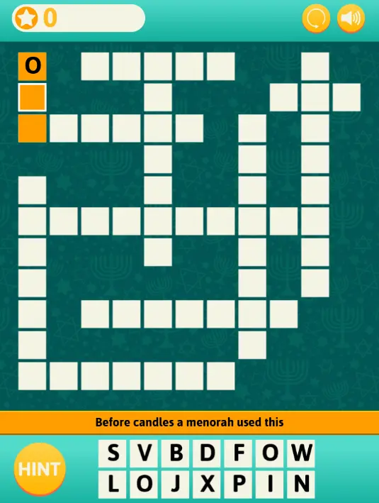 Hanukkah Crossword Puzzle